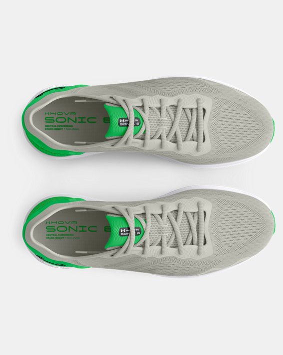 Men's UA HOVR™ Sonic 6 Running Shoes in Green image number 2